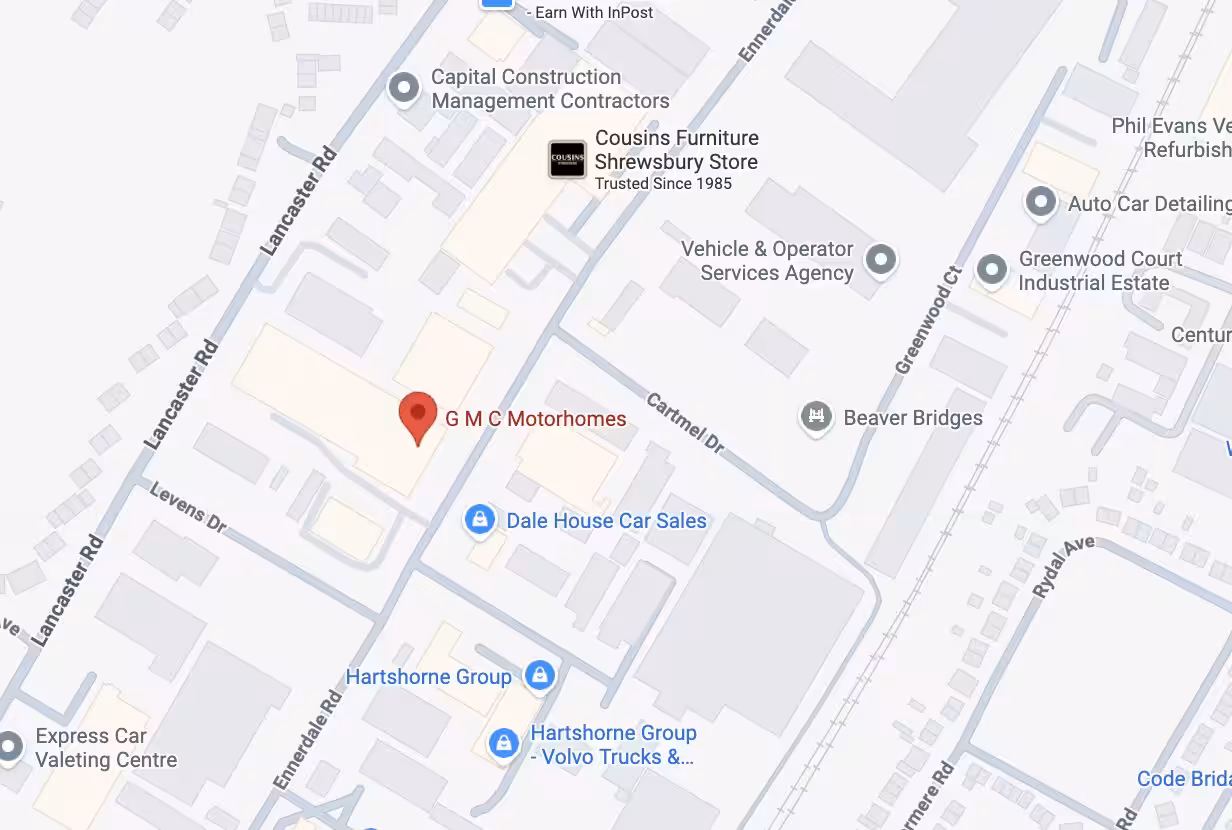 New Showroom Location on Map
